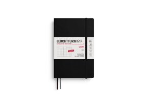 LEUCHTTURM MONTHLY PLANNER 2026 & NB B6+ SC 16 MONTHS BLACK 372790